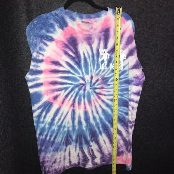 GRATEFUL DEAD Tee Tennessee River TieDye Single Stitch Shirt Dancing Bears Large - Picture 11 of 12